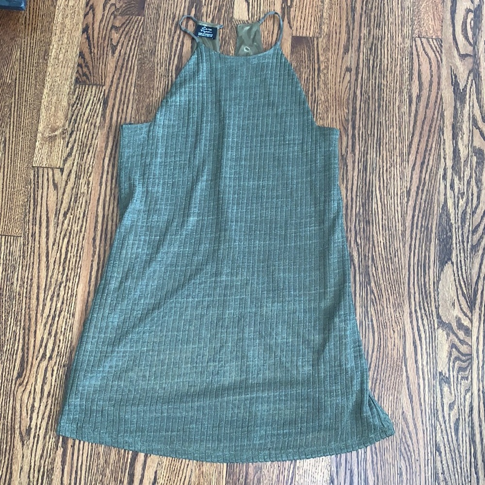 Army green Zara dress